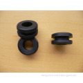 Custom made black NBR/CR/NR/EPDM/Silicone/Viton/FKM rubber cable grommet for wire seal